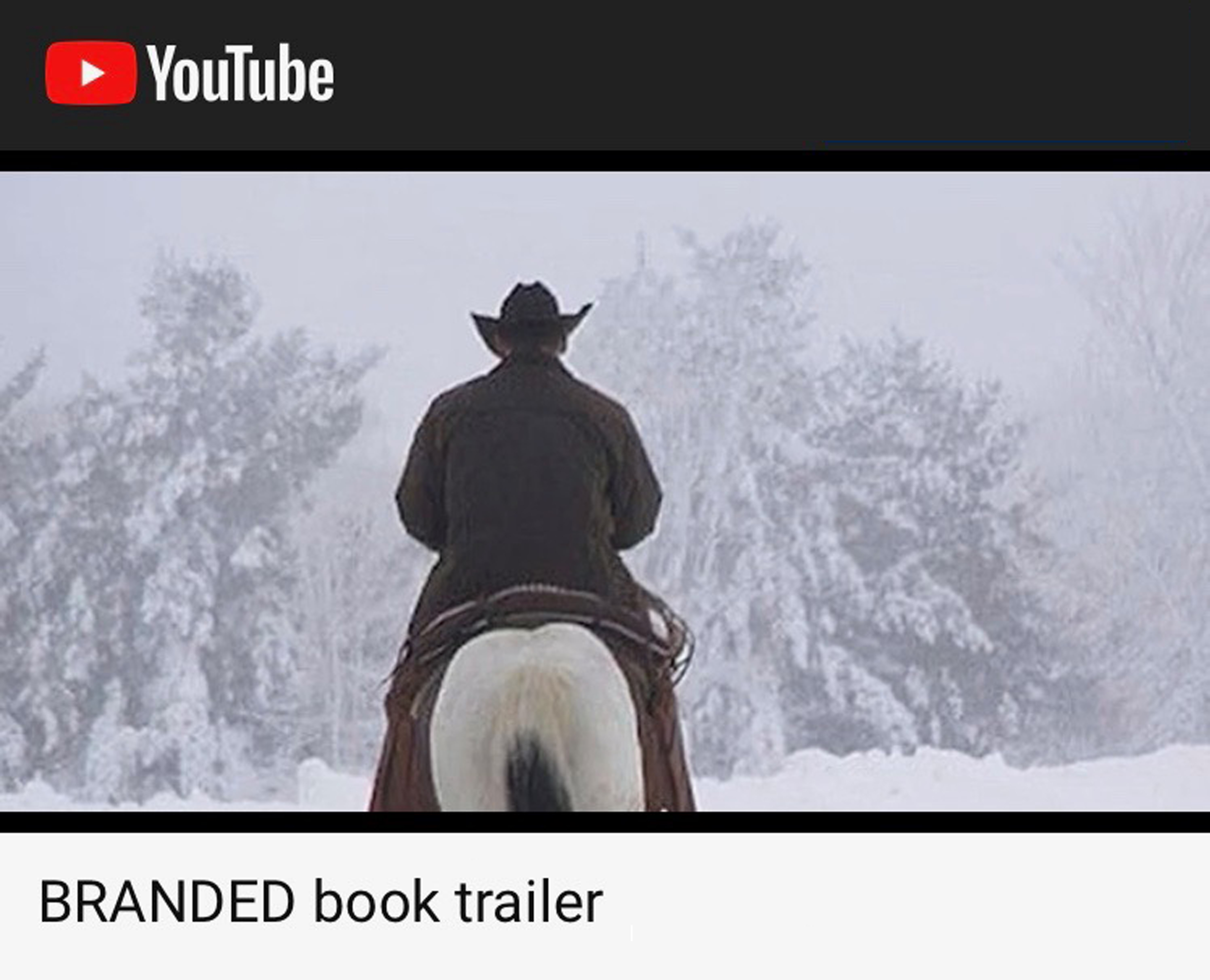 BRANDED book trailer logo