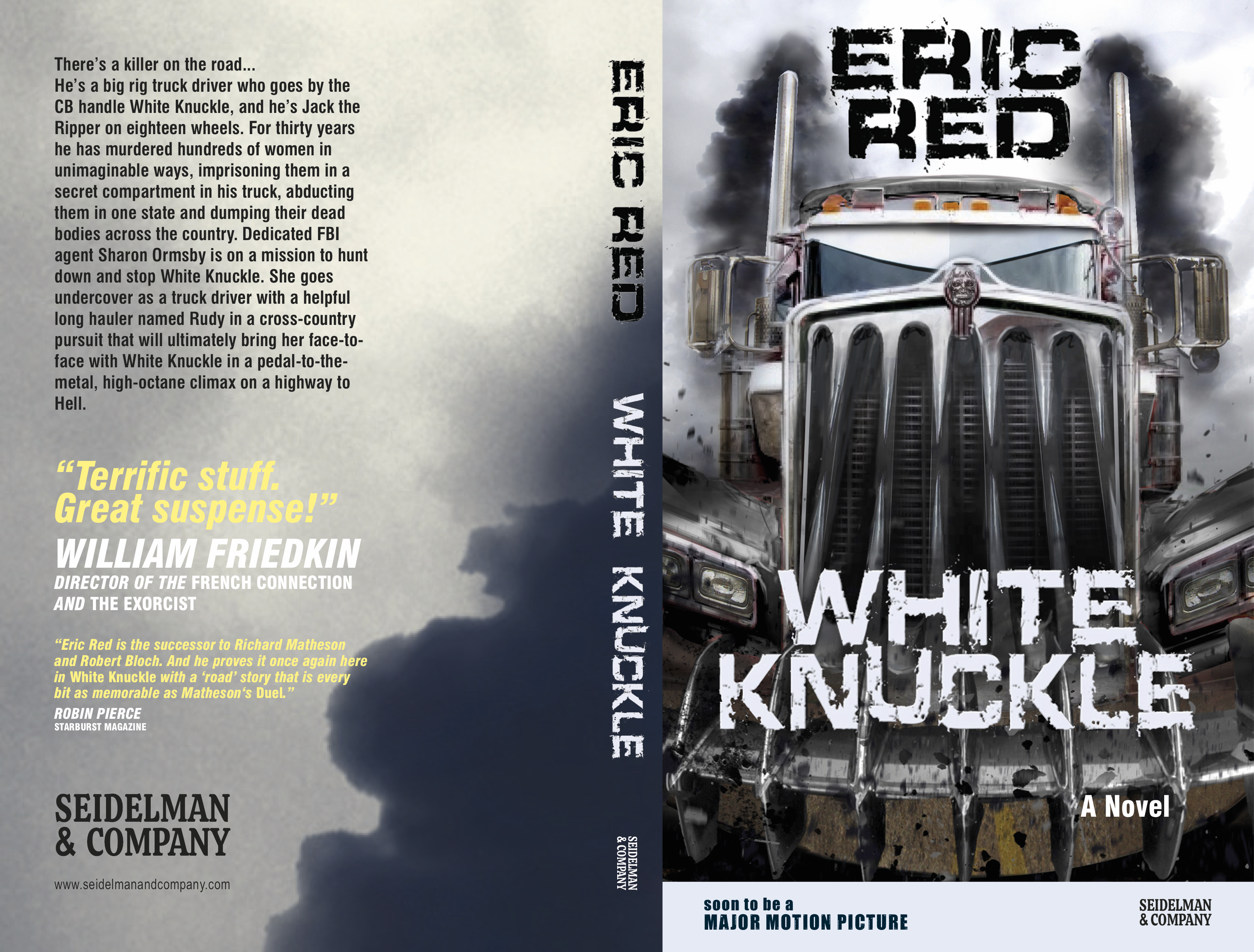 WHITE KNUCKLE - Front and back cover art, final